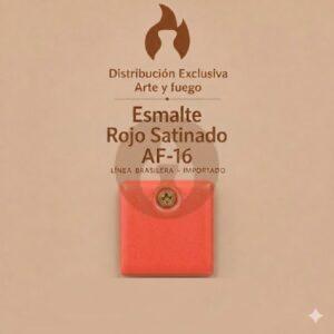 Esmalte Rojo Satinado AF-16 IMPORTADO para baja temperatura