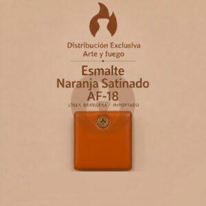 Esmalte Naranja Satinado AF-18 IMPORTADO para baja temperatura