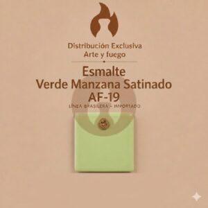 Esmalte Verde Manzana Satinado AF-19 IMPORTADO para baja temperatura