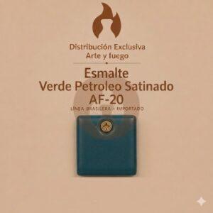 Esmalte Verde Petroleo Satinado AF-20 IMPORTADO para baja temperatura