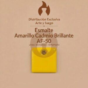 Esmalte Amarillo Cadmio Brillante AF-50 IMPORTADO para baja temperatura