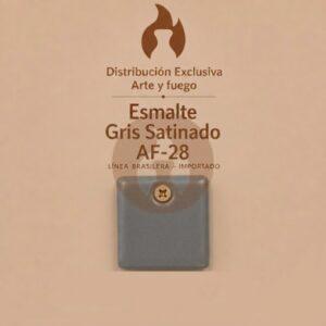 Esmalte Gris Satinado AF-28 IMPORTADO para baja temperatura