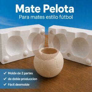Mate Pelota - Molde Doble - 2 taceles