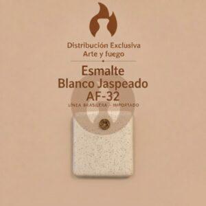 Esmalte Blanco Jaspeado AF-32 IMPORTADO para baja temperatura